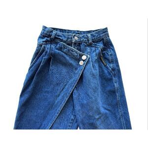 Rocky Mountain wrap women’s  28 vintage 90s blue jeans high rise bareback  weste
